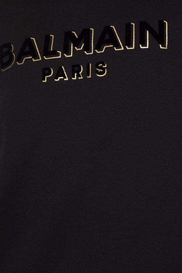 Black Sweatshirt with logo Balmain Vitkac Canada